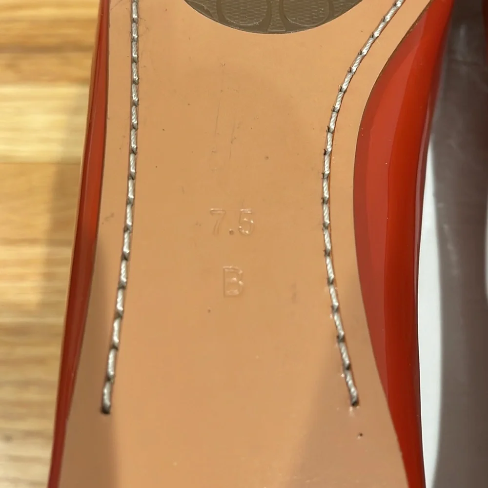 COACH Orchid Geranium Soft Patent Leather Loafers - Picture 8 of 9